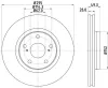 Bremsscheibe Vorderachse DON PCD18432