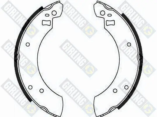 Bremsbackensatz Hinterachse GIRLING 5161251 Bild Bremsbackensatz Hinterachse GIRLING 5161251