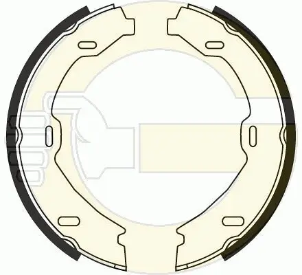 Bremsbackensatz, Feststellbremse Hinterachse GIRLING 5184829 Bild Bremsbackensatz, Feststellbremse Hinterachse GIRLING 5184829