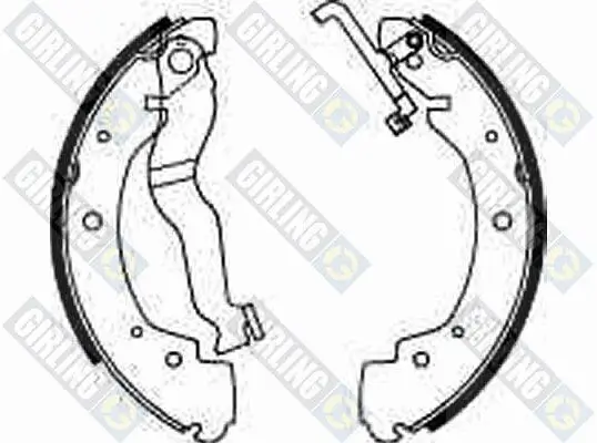 Bremsbackensatz Hinterachse GIRLING 5185303 Bild Bremsbackensatz Hinterachse GIRLING 5185303