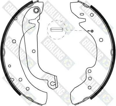 Bremsbackensatz GIRLING 5185651 Bild Bremsbackensatz GIRLING 5185651