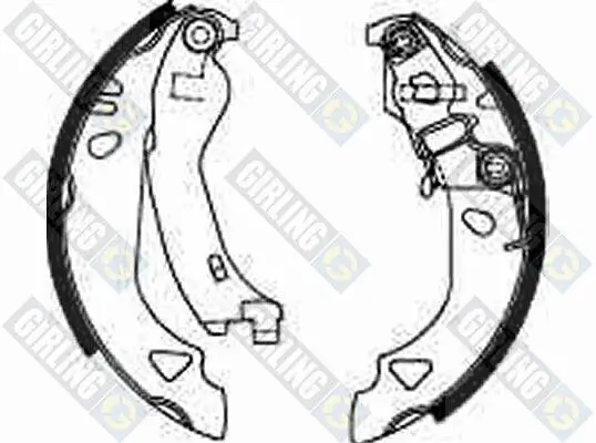 Bremsbackensatz Hinterachse GIRLING 5185706 Bild Bremsbackensatz Hinterachse GIRLING 5185706