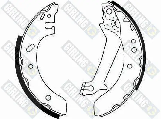 Bremsbackensatz Hinterachse GIRLING 5186071 Bild Bremsbackensatz Hinterachse GIRLING 5186071