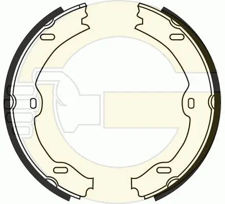 Bremsbackensatz, Feststellbremse Hinterachse GIRLING 5187219 Bild Bremsbackensatz, Feststellbremse Hinterachse GIRLING 5187219