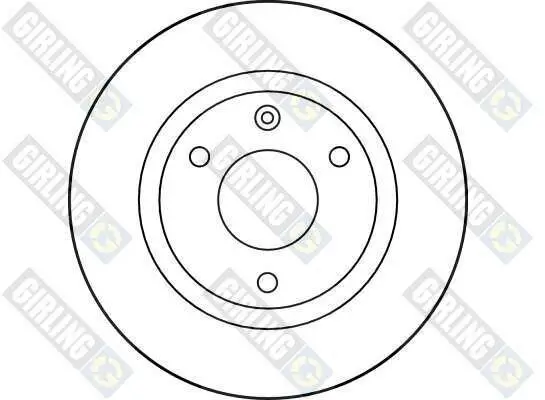 Bremsscheibe Vorderachse GIRLING 6011203 Bild Bremsscheibe Vorderachse GIRLING 6011203