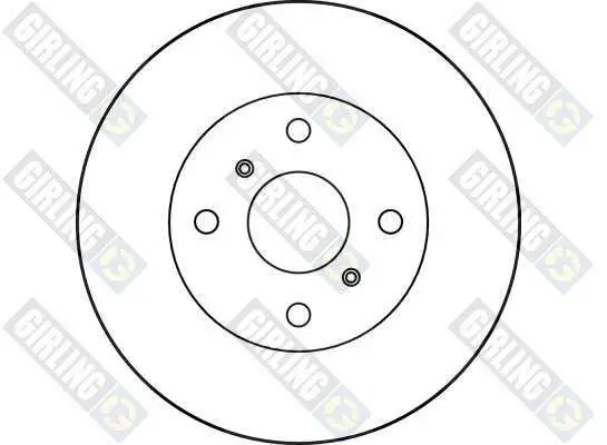 Bremsscheibe Vorderachse GIRLING 6014231 Bild Bremsscheibe Vorderachse GIRLING 6014231