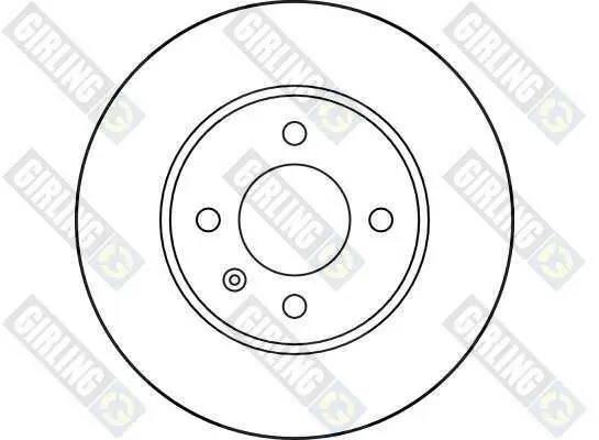Bremsscheibe Vorderachse GIRLING 6015323 Bild Bremsscheibe Vorderachse GIRLING 6015323