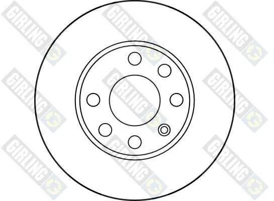 Bremsscheibe Vorderachse GIRLING 6016073 Bild Bremsscheibe Vorderachse GIRLING 6016073