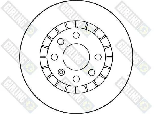 Bremsscheibe Vorderachse GIRLING 6016251 Bild Bremsscheibe Vorderachse GIRLING 6016251