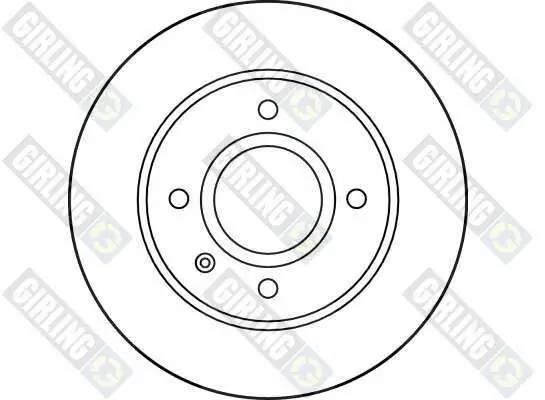 Bremsscheibe Vorderachse GIRLING 6016583 Bild Bremsscheibe Vorderachse GIRLING 6016583