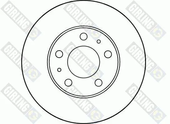Bremsscheibe GIRLING 6027211 Bild Bremsscheibe GIRLING 6027211