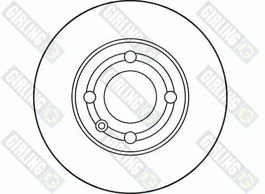 Bremsscheibe Vorderachse GIRLING 6027801 Bild Bremsscheibe Vorderachse GIRLING 6027801