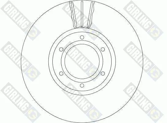 Bremsscheibe Vorderachse GIRLING 6041111 Bild Bremsscheibe Vorderachse GIRLING 6041111