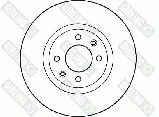 Bremsscheibe GIRLING 6041841 Bild Bremsscheibe GIRLING 6041841