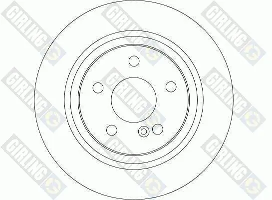Bremsscheibe Hinterachse GIRLING 6042714 Bild Bremsscheibe Hinterachse GIRLING 6042714
