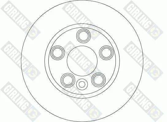 Bremsscheibe GIRLING 6043075 Bild Bremsscheibe GIRLING 6043075