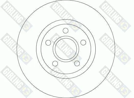 Bremsscheibe GIRLING 6044241 Bild Bremsscheibe GIRLING 6044241