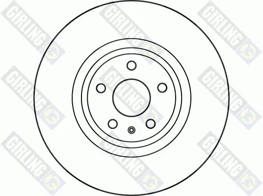 Bremsscheibe GIRLING 6060514 Bild Bremsscheibe GIRLING 6060514