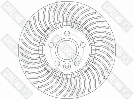 Bremsscheibe Vorderachse GIRLING 6061855 Bild Bremsscheibe Vorderachse GIRLING 6061855
