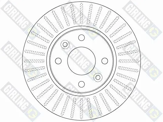 Bremsscheibe GIRLING 6061861 Bild Bremsscheibe GIRLING 6061861