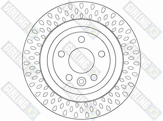 Bremsscheibe Hinterachse GIRLING 6063872 Bild Bremsscheibe Hinterachse GIRLING 6063872