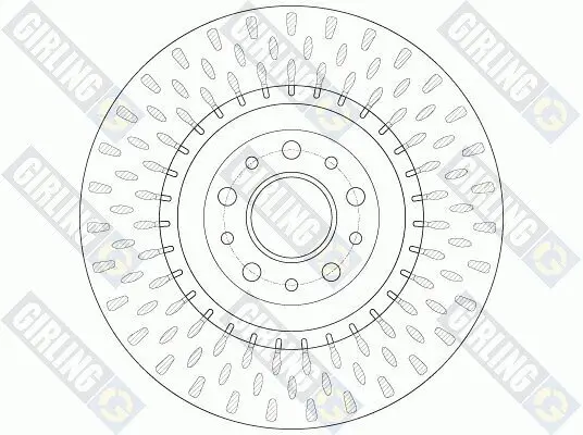 Bremsscheibe Vorderachse GIRLING 6064241 Bild Bremsscheibe Vorderachse GIRLING 6064241