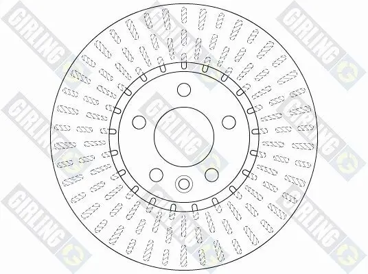 Bremsscheibe Vorderachse GIRLING 6064995 Bild Bremsscheibe Vorderachse GIRLING 6064995