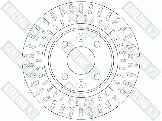 Bremsscheibe Vorderachse GIRLING 6065341 Bild Bremsscheibe Vorderachse GIRLING 6065341