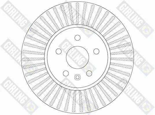 Bremsscheibe Vorderachse GIRLING 6066291 Bild Bremsscheibe Vorderachse GIRLING 6066291