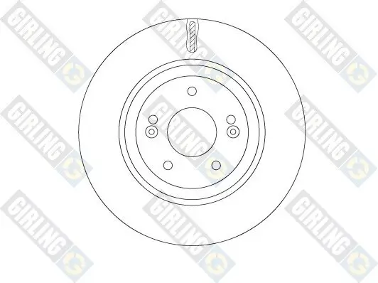 Bremsscheibe Vorderachse GIRLING 6075921 Bild Bremsscheibe Vorderachse GIRLING 6075921