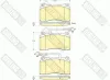 Bremsbelagsatz, Scheibenbremse Vorderachse GIRLING 6116039