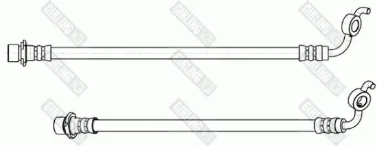Bremsschlauch Hinterachse rechts GIRLING 90041154 Bild Bremsschlauch Hinterachse rechts GIRLING 90041154