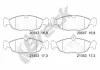 Bremsbelagsatz, Scheibenbremse BRECK 20547 00 702 00 Bild Bremsbelagsatz, Scheibenbremse BRECK 20547 00 702 00