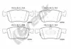 Bremsbelagsatz, Scheibenbremse Vorderachse BRECK 20556 00 701 00 Bild Bremsbelagsatz, Scheibenbremse Vorderachse BRECK 20556 00 701 00