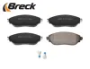 Bremsbelagsatz, Scheibenbremse Vorderachse BRECK 22087 00 703 00 Bild Bremsbelagsatz, Scheibenbremse Vorderachse BRECK 22087 00 703 00