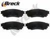 Bremsbelagsatz, Scheibenbremse Hinterachse BRECK 22434 00 704 00 Bild Bremsbelagsatz, Scheibenbremse Hinterachse BRECK 22434 00 704 00