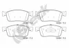 Bremsbelagsatz, Scheibenbremse BRECK 22593 00 703 00 Bild Bremsbelagsatz, Scheibenbremse BRECK 22593 00 703 00