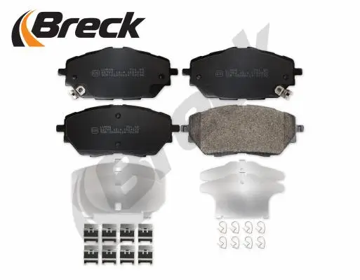 Bremsbelagsatz, Scheibenbremse Vorderachse BRECK 22782 00 701 00 Bild Bremsbelagsatz, Scheibenbremse Vorderachse BRECK 22782 00 701 00