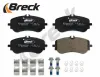 Bremsbelagsatz, Scheibenbremse Hinterachse BRECK 22802 00 653 00 Bild Bremsbelagsatz, Scheibenbremse Hinterachse BRECK 22802 00 653 00