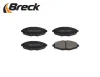 Bremsbelagsatz, Scheibenbremse BRECK 23241 00 702 00 Bild Bremsbelagsatz, Scheibenbremse BRECK 23241 00 702 00