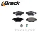 Bremsbelagsatz, Scheibenbremse Hinterachse BRECK 23258 00 704 10 Bild Bremsbelagsatz, Scheibenbremse Hinterachse BRECK 23258 00 704 10