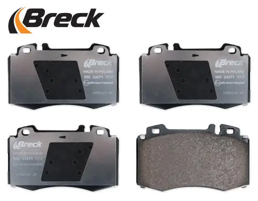 Bremsbelagsatz, Scheibenbremse Vorderachse BRECK 23271 00 552 20 Bild Bremsbelagsatz, Scheibenbremse Vorderachse BRECK 23271 00 552 20