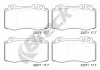 Bremsbelagsatz, Scheibenbremse Vorderachse BRECK 23271 00 552 20 Bild Bremsbelagsatz, Scheibenbremse Vorderachse BRECK 23271 00 552 20