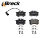 Bremsbelagsatz, Scheibenbremse Hinterachse BRECK 23554 10 704 10 Bild Bremsbelagsatz, Scheibenbremse Hinterachse BRECK 23554 10 704 10