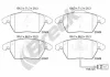 Bremsbelagsatz, Scheibenbremse BRECK 23587 00 701 10 Bild Bremsbelagsatz, Scheibenbremse BRECK 23587 00 701 10