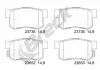 Bremsbelagsatz, Scheibenbremse Hinterachse BRECK 23652 00 704 00 Bild Bremsbelagsatz, Scheibenbremse Hinterachse BRECK 23652 00 704 00