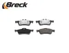 Bremsbelagsatz, Scheibenbremse Hinterachse BRECK 23716 00 704 00 Bild Bremsbelagsatz, Scheibenbremse Hinterachse BRECK 23716 00 704 00