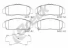 Bremsbelagsatz, Scheibenbremse Vorderachse BRECK 23729 00 701 00 Bild Bremsbelagsatz, Scheibenbremse Vorderachse BRECK 23729 00 701 00