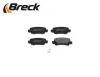 Bremsbelagsatz, Scheibenbremse Hinterachse BRECK 23816 00 704 10 Bild Bremsbelagsatz, Scheibenbremse Hinterachse BRECK 23816 00 704 10