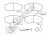 Bremsbelagsatz, Scheibenbremse BRECK 23917 00 703 10 Bild Bremsbelagsatz, Scheibenbremse BRECK 23917 00 703 10